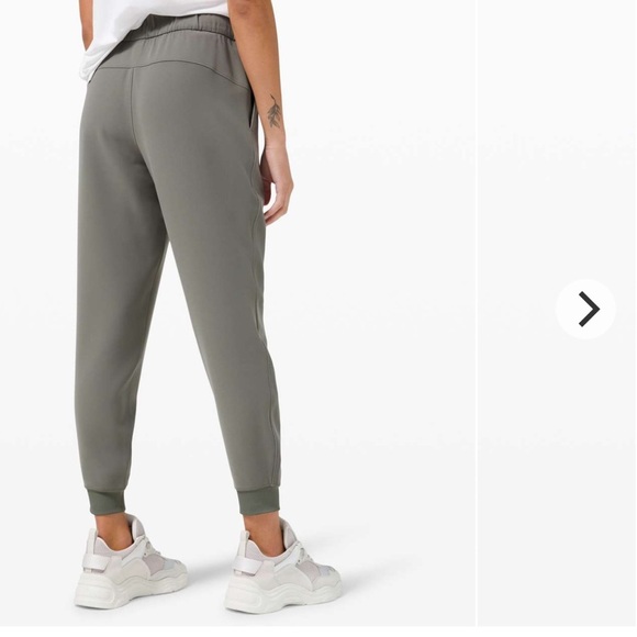 Women's Olive Green Jogger Pants - Lightweight Athletic Fit - Picture 7 of 8